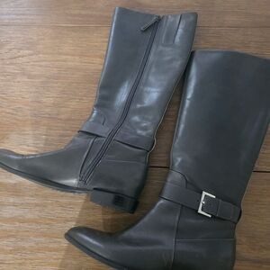 Nine West Women’s Leather Riding Boots Size 7.5M
